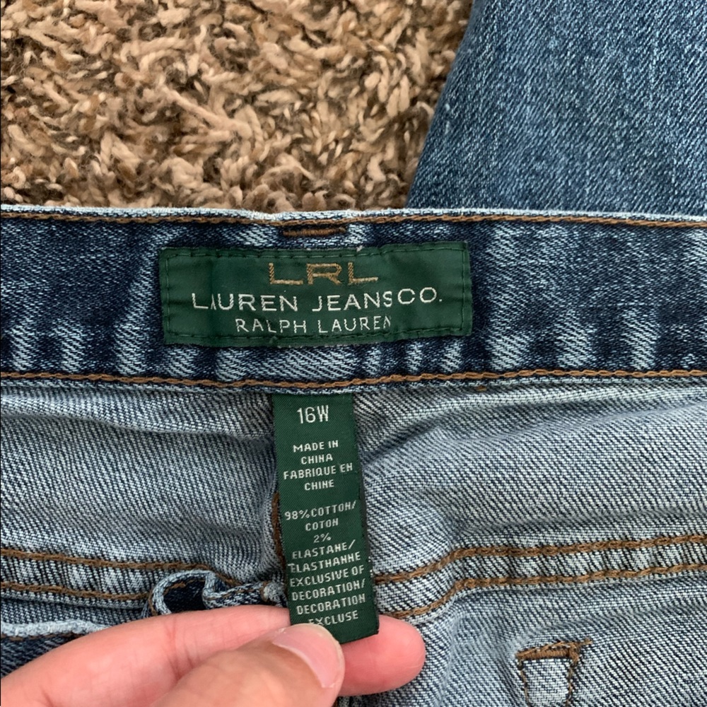 Womens Ralph Lauren vintage jeans. Bought to make into shorts.